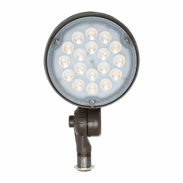 Pontrade | LED Bullet Flood Light, 42 Watt, 5200 Lumens, 3000K or 5000K, Knuckle Mount, 120-277V