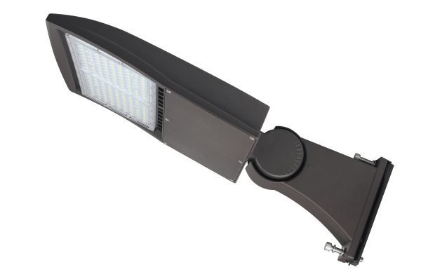 Pontrade | 20 ft 4 Inch Square Area Lighting Pole With 1 LED 150W Slim Line Fixture (400W+ MH or HID Equivalent)