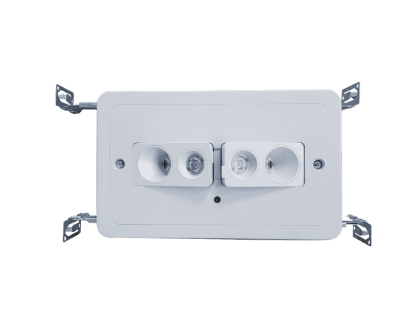 Pontrade | LED Recessed Emergency Light, 120-277V, Black or White Finish