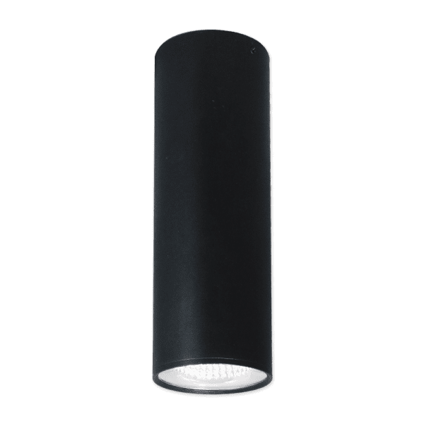 4" LED Architectural Cylinder Light Fixture, 1650 Lumens, 15W, CCT Selectable, 120-277V, Black Finish