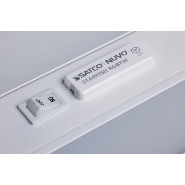 Pontrade | 22 Inch LED Under Cabinet Light, SMART Starfish, RGB and Tunable White, White Finish