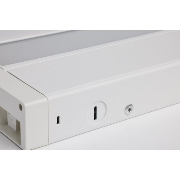Pontrade | 22 Inch LED Under Cabinet Light, SMART Starfish, RGB and Tunable White, White Finish