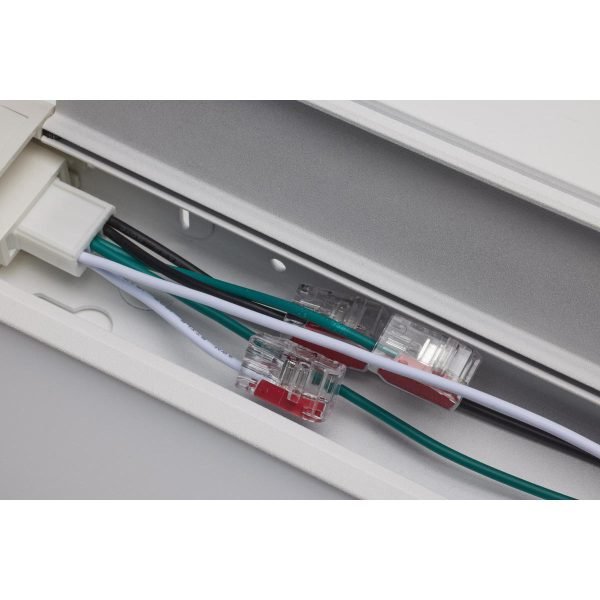 Pontrade | 22 Inch LED Under Cabinet Light, SMART Starfish, RGB and Tunable White, White Finish