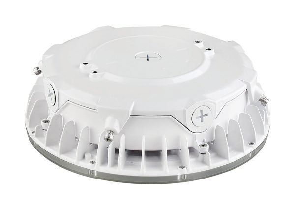 Pontrade | LED Canopy Light, 100 Watt, 11900-13900 Lumens, 120-277V, CCT Selectable, 3000K/4000K/5000K, White or Bronze Finish