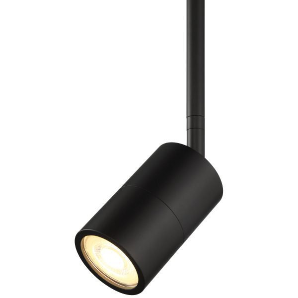 Pontrade | 1 Light LED Wall Or Ceiling Spotlight, 6W, 120V, Matte Black Finish, Cafe Dual Mount Collection