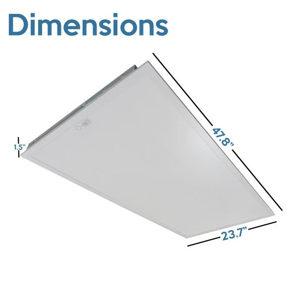 Pontrade | 2 x 4 Foot G3 Back Lit LED Flat Panel, 5000 Lumen Max, Selectable Wattage and CCT, Dimmable, 120-277V