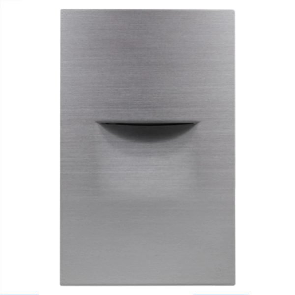 Pontrade | Vertical Step Light, 3W, CCT Selectable, 120V, Black, White or Brushed Nickel Finish