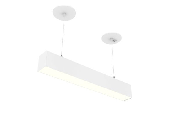Pontrade | 2 FT LED Linear Fixture G2, 2200 Lumen Max, 20W, CCT Selectable, 120-277V, Black or White Finish