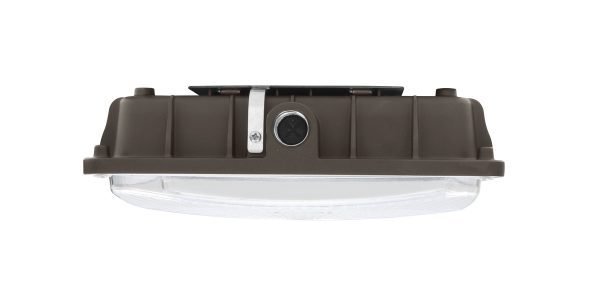 Pontrade | Square LED Canopy Light, 27W, 3800 Lumen Max, 4000K or 5000K, Dimmable, DLC 5.1 Premium, 120-277V