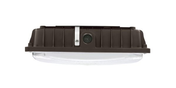 Pontrade | Square LED Canopy Light, 60W, 8000 Lumen Max, 4000K or 5000K, Dimmable, DLC 5.1 Premium, 120-277V
