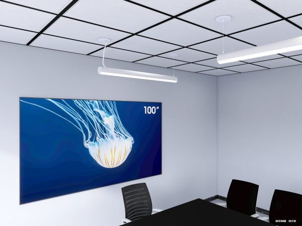 Pontrade | 8 FT LED Suspended Linear Fixture G2, 9600 Lumen Max, 80W, CCT Selectable, 120-277V, 0-10V Dimmable