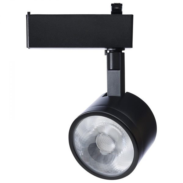 Pontrade | 12 Watt LED Track Head, Starfish Enabled, Round Shape, White or Black Finish, 120V, RGBTW