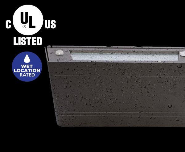 Pontrade | Premium Full Cutoff Wall Pack, Dimmable, Wattage Selectable, Dark Bronze Housing, 120-277V, 5000K