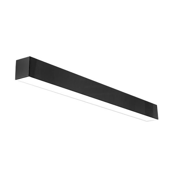 Pontrade | 8 FT LED Linear Fixture, 9600 Lumen Max, 80W, CCT Selectable, 120-277V, Black, White or Silver Finish
