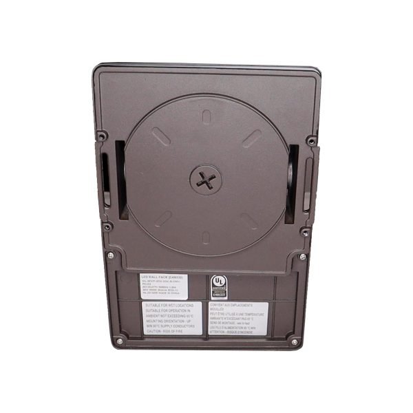Pontrade | LED Mini Wall Pack, 20 Watt, 2840 Lumens, 120-277V, Bronze Finish, Photocell