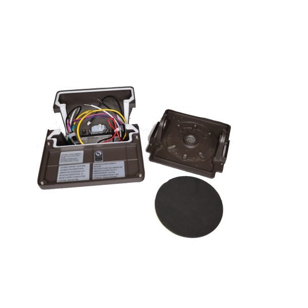 Pontrade | LED Mini Wall Pack, 20 Watt, 2840 Lumens, 120-277V, Bronze Finish, Photocell