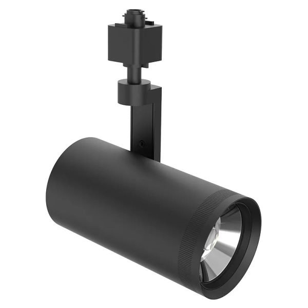 Pontrade | LED Track Head, 2700 Lumen Max, Wattage and CCT Selectable, White or Black Finish, 120-277V